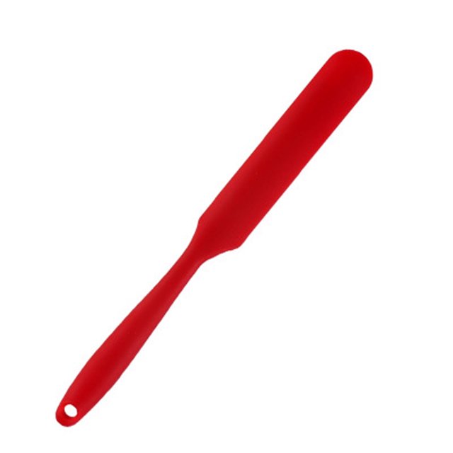 Meuva - Juego de utensilios de silicona para hornear a alta temperatura (260 °C), espátula integrada para crema pastelera, molde para hornear, juego de utensilios de cerámica con tapas, utensilios de