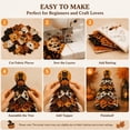 thumbnail image 6 of 2026 New Halloween DIY Quilted Fabric Tree Kit, DIY Patchwork Craft Set for Beginners, Handmade Tabletop Holiday Decor for Mantel, Office, and Shelf Display, 6 of 6