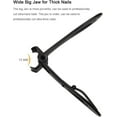 thumbnail image 4 of Ultra Wide Jaw Opening Big Nail Clippers, Toenail Clippers for Thick Nails and Tough Nails with File, for Men, Women, Manicure & Pedicure (Black), 4 of 6