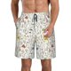 thumbnail image 1 of Balery Colorful Mushrooms and Plants Traje de Baño Estilo Hawaiano para Hombre, Shorts de Secado Rápido con Bolsillos-Large, 1 of 6