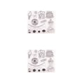 thumbnail image 4 of Seitruly Kit de impresión, accesorios de oficina, herramientas para hacer tarjetas, sello de plástico, artesanía para álbum de recortes, Como se muestra 2Conjunto, 4 of 6