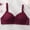 Purple Bras for Women, variant on SMihono Full Coverage Bras for Women No Underwire Lace Comfort Soft Padded Push Up Sports Bra Unlined Wireless Everyday Seamless Bralette Beige L US(8)