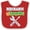 Red and White, variant on Inktastic Mechanic in Training Boys or Girls Baby Bib