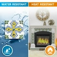 thumbnail image 3 of Mi Alma Abstract Yellow White Tile Stickers - Removable Vinyl 4x4, 24 pcs, 3 of 10