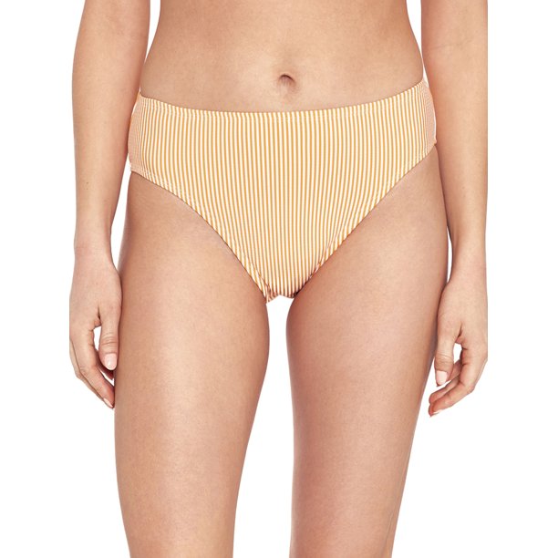 Time and Tru Women's Mid Rise Bikini Swimsuit Bottoms