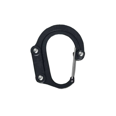 

wendunide tools Mountaineering Clasps And Hooks (small) | For Wallets Prams And Backpacks Black