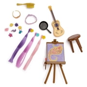 Disney Store Official Rapunzel Classic Doll Gift Set - Tangled Play Set - Disney Princess Toys Playset Featuring Rapunzel, Flynn Rider, Maximus, Pascal Dolls with Accessories