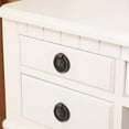 thumbnail image 6 of Sythers White Dressers for Bedroom,  Three-Fold Square Mirror Drawers Roman Column Table/Stool, 6 of 6