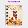 thumbnail image 5 of Happy Thanksgiving Boxer with Turkey Pumpkins Autumn Vibes Spiral Bound Journal Boxers Dog Lover Gifts Idea 5x7in Spiral Notebook - 12018, 5 of 5