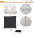 thumbnail image 2 of Estufa Portátil Para Acampar Al Aire Libre De Seis Lados Cocina Ultraligera Mini Estufa Pequeña Estufa Para Acampar De Acero Inoxidable Para Picnic Senderismo Viajes Suministros De Supervivencia Yuarrent HA037087-00, 2 of 6