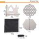 thumbnail image 2 of Estufa Portátil Para Acampar Al Aire Libre De Seis Lados Cocina Ultraligera Mini Estufa Pequeña Estufa Para Acampar De Acero Inoxidable Para Picnic Senderismo Viajes Suministros De Supervivencia Yuarrent HA037087-00, 2 of 6