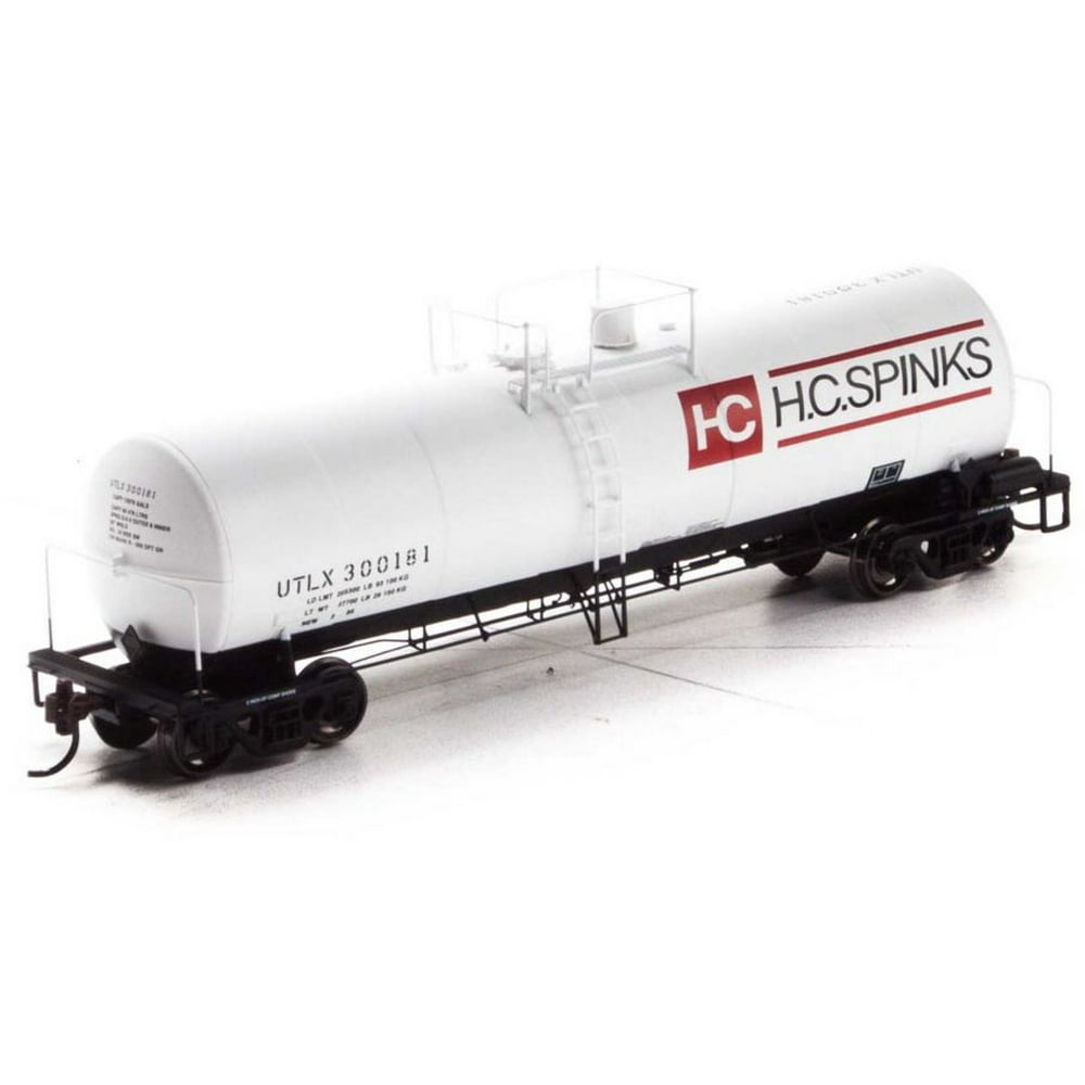 Athearn HO Scale Clay Slurry Tank Car H.C. Spinks (White/Red Logo