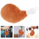 thumbnail image 2 of KAKOWELY Colgante de peluche Muslo de pollo de peluche Colgante Muslo de pollo Lindo colgante, 2 of 5