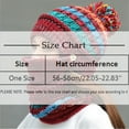 thumbnail image 3 of 3 in 1 Beanie Hat for Women Fitness Womens Winter Hats Casual Women's Scarves & Wraps Cotton Blue Beanie, 3 of 8
