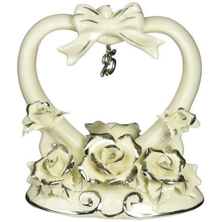 25th Anniversary Rose Cake Topper, 4-1/2-Inch Tall, Beautifully designed 25th anniversary rememberance By Appletree
