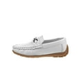 thumbnail image 4 of Josmo Toddler Boys Casual Slip-On Loafers with Metal Accent - White BK, 11, 4 of 8