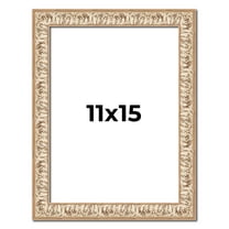 11x15 Frame White Real Wood Picture Frame Width 1.5 inches | Interior Frame Depth 0.5 inches |