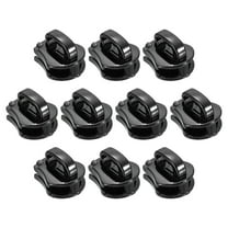 10 Pack Zipper Sliders, #8 Zipper Pull Replacement for Sewing Bags Coats Jackets, Dark Gray