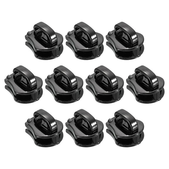 10 Pack Zipper Sliders, #8 Zipper Pull Replacement for Sewing Bags Coats Jackets, Dark Gray