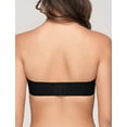 thumbnail image 4 of Wingslove Women's Seamless Strapless Push Up Bra Full Figure Wirefree Multiway Convertible bra, Black 38D, 4 of 9