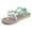 Green, variant on Utoimkio Flip Flops for Women Size 8 Summer Ladies Shoes Flat Heel Rope Sandals Casual Roman Women's Strapped Sandals