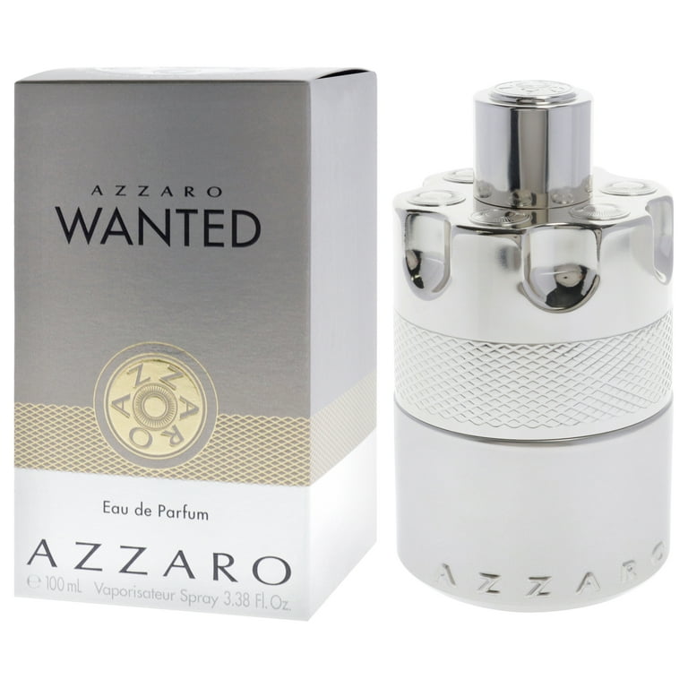 Azzaro Wanted EDP Spray, 3.38 oz, Woody Citrus Spicy, Lemon