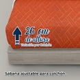 thumbnail image 4 of Sabanas Individuales Microfibra Amplias Relieve Nubisuave Nubisuave  Liso Individual Relieve, 4 of 5
