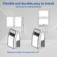 thumbnail image 6 of Shinco 6400BTU(10,000 BTU ASHRAE) 3-in-1 Portable Air Conditioner, Air Cooler with Remote Control, Window Kit, 6 of 8