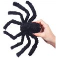 thumbnail image 1 of Juguete de peluche de araña negra, araña falsa de 30 cm Decoración de Halloween Casa embrujada Prop Araña de peluche Decoración de miedo brillar Electrónica, 1 of 5