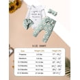 thumbnail image 6 of Baby Girl Clothes Set White Ruffle long-sleeve Top + Pants + Headband + Hat 4pcs 3-12M Baby Clothes, 6 of 6