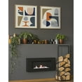 thumbnail image 6 of Kate and Laurel Sylvie Abstract Mid Century Framed Canvas Wall Art by Rachel Lee of My Dream Wall, 30x30 Natural, Ecelectic Abstract Art Wall Décor, 6 of 6