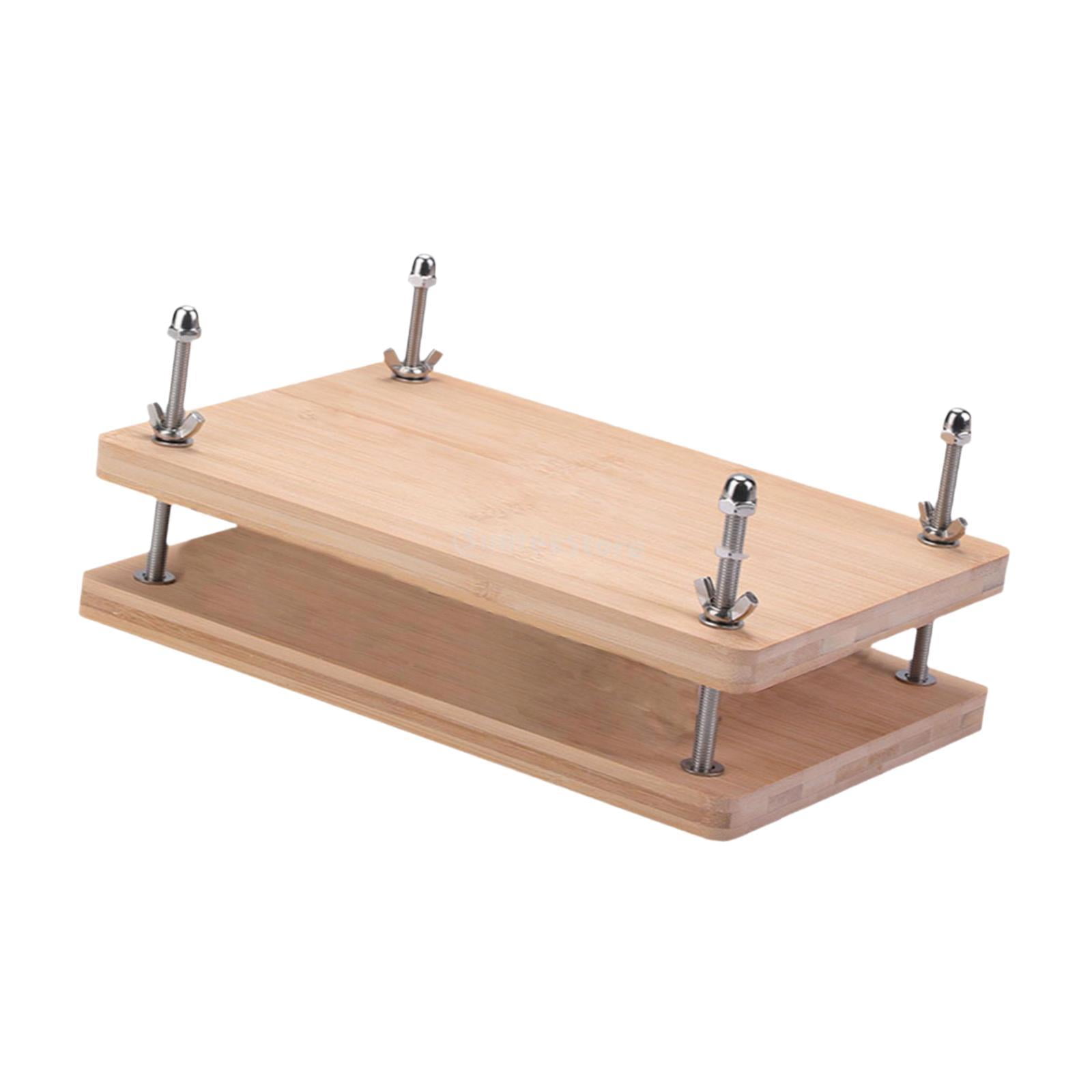 balikha , Book Binding Board, DIY Crafting, Multifunction,Handmade Paper Press for Enthusiasts,Book Binding,Home Use,Office Bamboo Wood