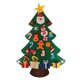 thumbnail image 1 of Árbol de Navidad de fieltro DIY, calendario de Adviento, decoraciones navideñas, adornos colgantes B Zulema Colgando de la pared del árbol, 1 of 8