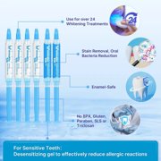Whitebite Pro Gentle Teeth Whitening Kit with 4 Teeth Whitening Gels & 2 Remineralization Gels