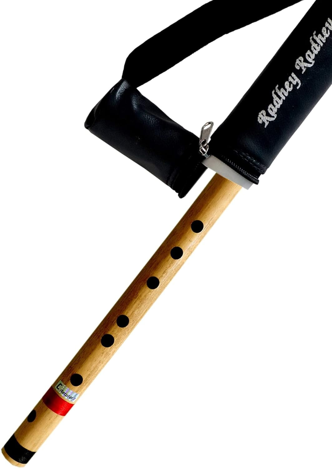 Musical Combo Flutes B Natural (20 Inch) & C Natural 7 Hole (19 Inch) Bamboo Flute Bansuri with Flute Carry Bag Free By Indian Collectible