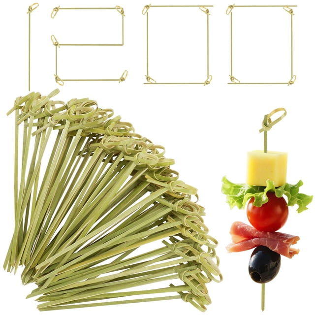 Pinchos de bambú Vicuña R Cocktail Picks, 1200 unidades, 10 cm
