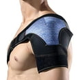 thumbnail image 4 of Shoulder Protector, 1Pcs Adjustable Compression Shoulder Brace Gym Sports Care Single Shoulder Support for Injury Prevent Sprain Soreness for Relieve Shoulders Pain (Color : Black), 4 of 7