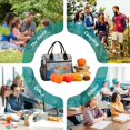 thumbnail image 6 of FORMRS Insulated Lunch Bag for Work School Unisex Large Capacity Cooler with Shoulder Strap, Blue Goldfish, 6 of 6