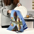 thumbnail image 5 of GZHJMY Mass Balloon Ascension Kitchen Dish Towel Set, Drying Kitchen Towels Tea Towels Gift Set for Drying Cleaning Cooking Baking 4Pcs, 5 of 6