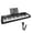 Black, variant on TIANLAIMEI Electric Digital Piano 37 Key Musical Beginner Electric Keyboard with Microphone USB Rechargeable, Gifts for Christmas, Birthday