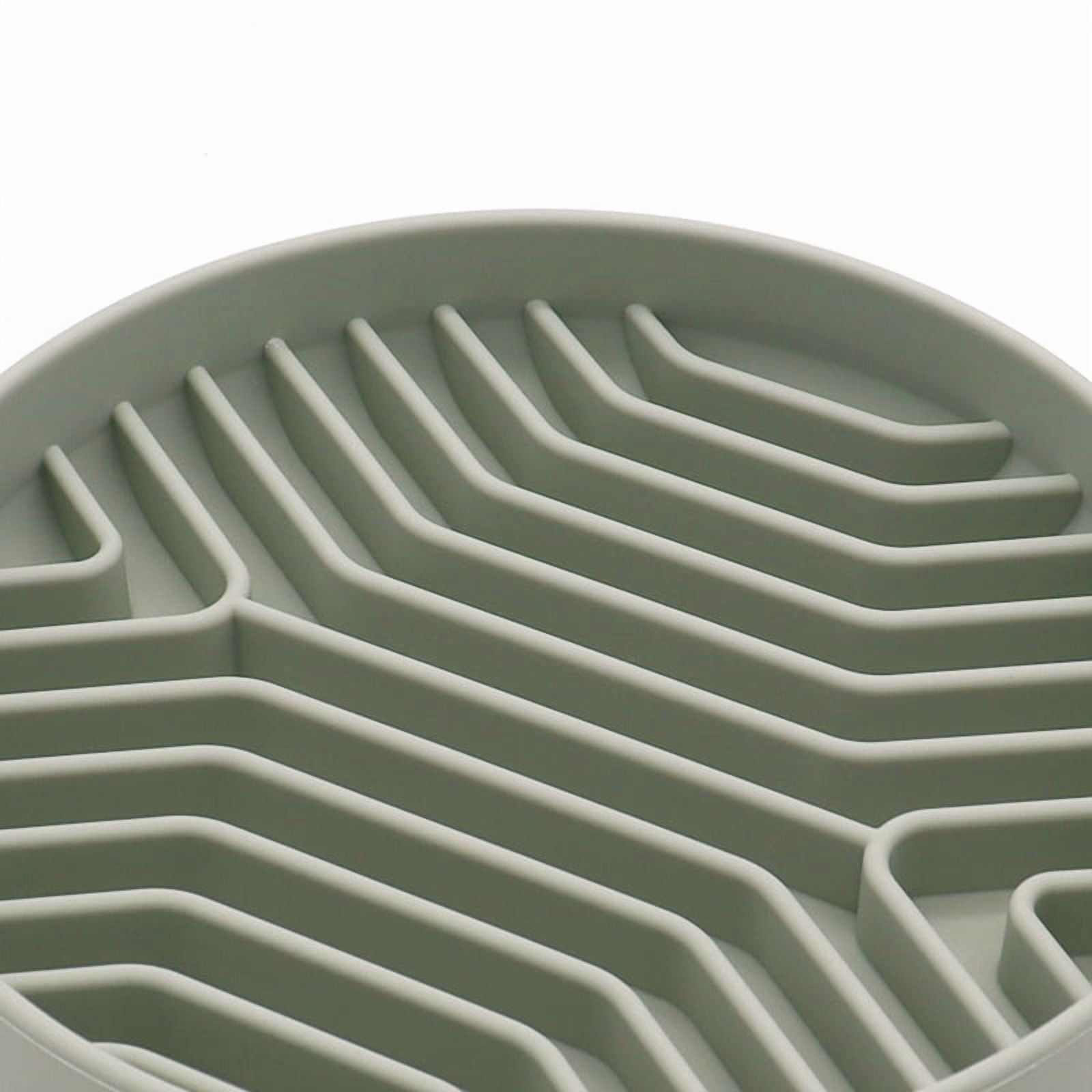 Silicone Pet Slow Feeder Bowl Anti-Choking Anti-Vomit Non-Slip Mat For Dogs Cats Fast Eaters Mealtime Training