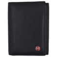 thumbnail image 2 of Genuine Leather Slim Trifold Wallet For Men With ID Window RFID Blocking USA, 2 of 25