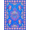Blue Purple Pink, Pattern 15, variant on Design&I 8'x10' Washable Area Rug Extra Large Skid-Resistant Low Profile Aesthetic Motif Pastel Bubble Kawaii Scale Purple Mermaid Refined for Living Room, Family