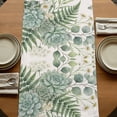 thumbnail image 5 of Table Runners 72 Inches Long Dress Scarves, Spring Eucalyptus Farmhouse Kitchen/Dining Table Runner, Coffee Tablerunners, Garden Botanical Leaves Butterflies 14x72 Inch, 5 of 9