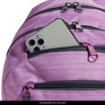 thumbnail image 4 of adidas Foundation 6 Backpack, Two Tone Bliss Lilac-Semi Pulse Lilac/Onix Grey/Silver Metallic, One Size One Size Two Tone Bliss Lilac-semi Pulse Lilac/Onix Grey/Silver Metallic, 4 of 7
