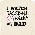 thumbnail image 4 of Inktastic I Watch Baseball with My Dad Boys or Girls Toddler T-Shirt, 4 of 5