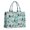 Blue Christmas Santa, variant on Large Capacity Tote Bag,Blue Christmas Santa and Snowman Pattern Handbag Fashion Luxury Tote Bag,15.7"x13"x 5.1" Inches,Laptop Compatible