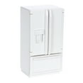 thumbnail image 1 of BRIGHTFUFU 1 refrigerador miniatura de madera de doble puerta, escala 1/12, 1 of 7