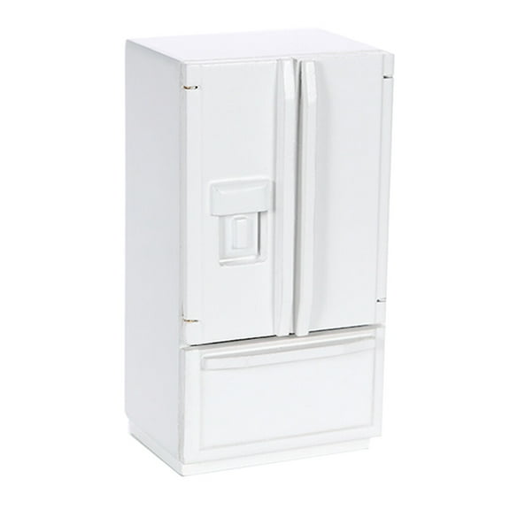 EXHUMKY Mini House Refrigerator Dollhouse Miniature Fridge for Collectors and Home Decoration 1Pcs 13.7X7.3X5.3in