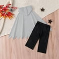 thumbnail image 6 of XIYON Baby Boy Halloween Outfit Boys Cute Hooded Cape and Black Pant Set Funny Outfit for Holiday Party, 6 of 6